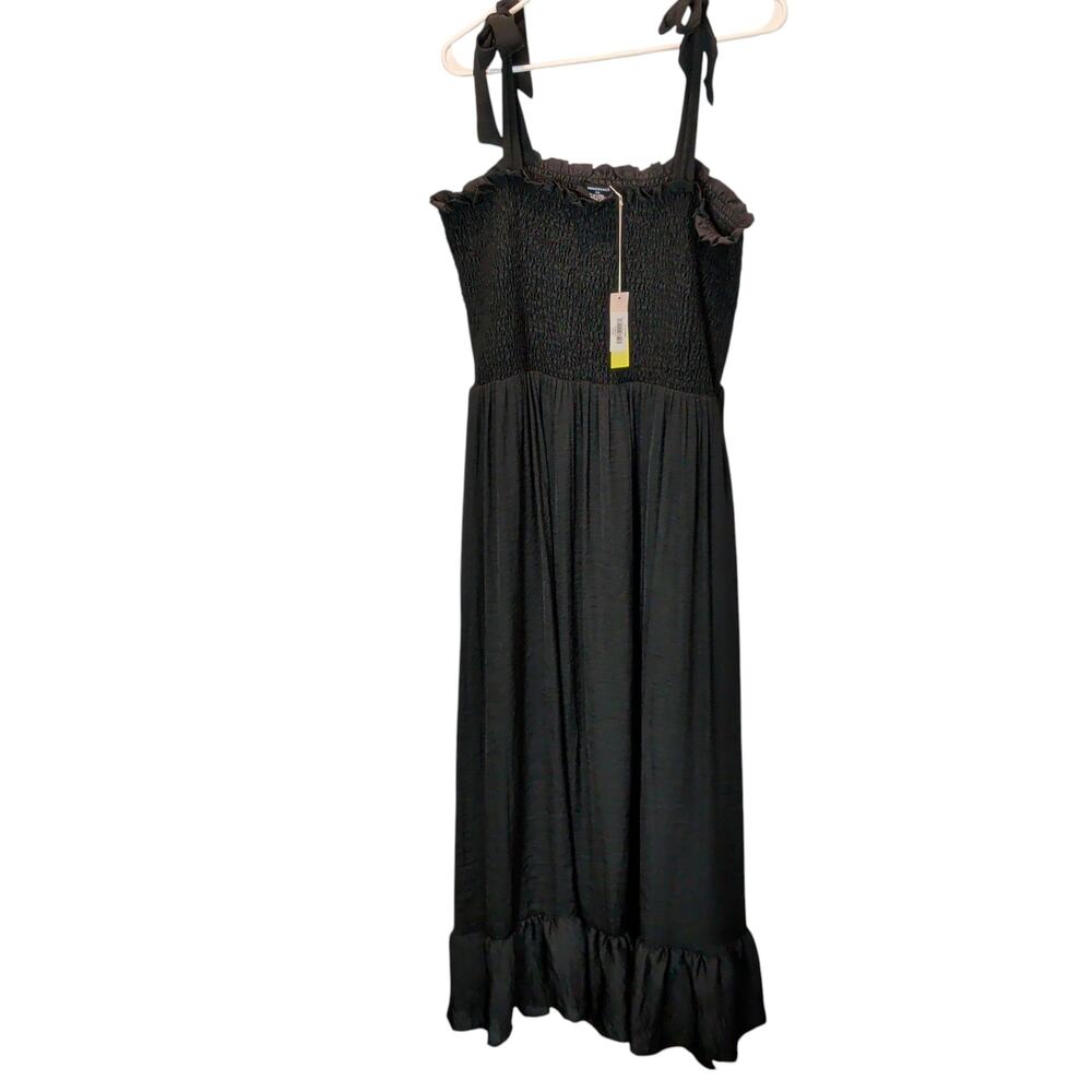NWT Summersalt Womens Sz 1XL Silky Luxe Smocked Maxi Summer Dress Strappy Beachy